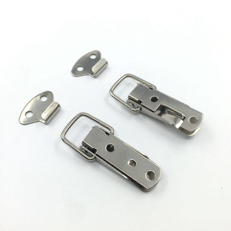 Factory Direct Sales Sf105 Stainless Steel Metal Tower Buckle 106 Nickel-Plated Iron Industrial Hardware Luggage Lock Furniture 30pcs