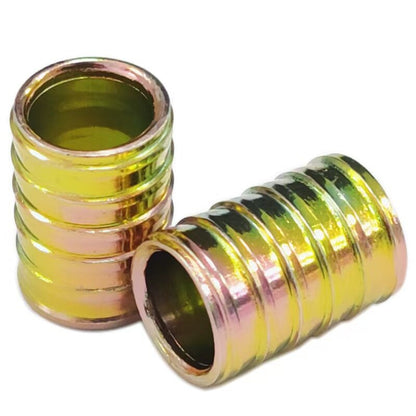 Foreign Trade Export Furniture Hardware Table Combination Positioning Pin Anti-Slip Knurled Round Laminate Support Nut 100pcs