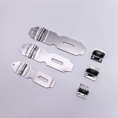 Factory direct supply stainless steel lock buckle door lock furniture hardware thickened padlock buckle cabinet hardware accessories in stock 50pcs