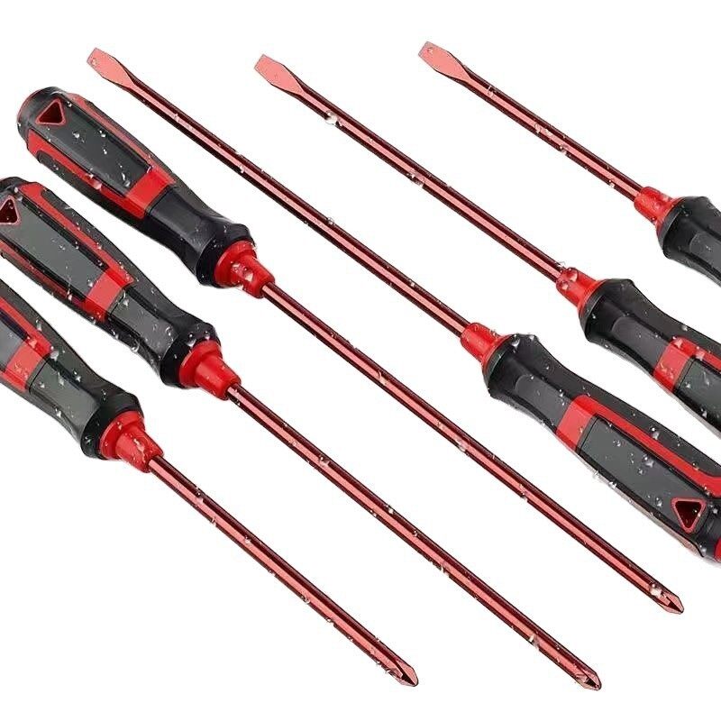 Slotted Phillips Screwdriver S2 Alloy Steel Industrial Grade Screwdriver Household Tool Set 5pcs