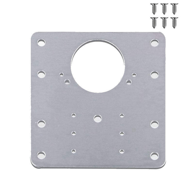 Factory direct stainless steel cabinet door hinge repair plate Hinge fixing plate household cabinet door repair artifact hinge piece 100pcs
