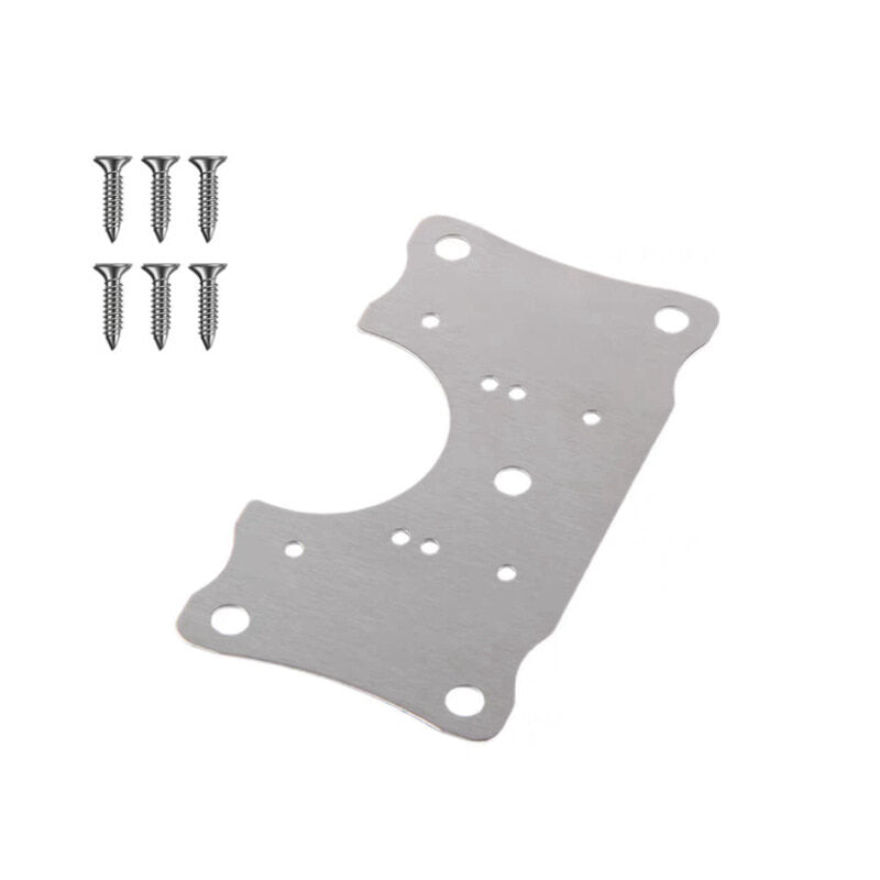 Factory direct stainless steel cabinet door hinge repair plate Hinge fixing plate household cabinet door repair artifact hinge piece 100pcs