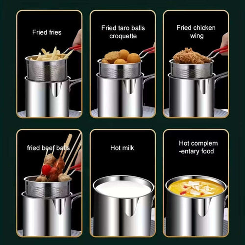 🎁Exclusive offer for our fans! Limited-time low price!🎁Household stainless steel fryer
